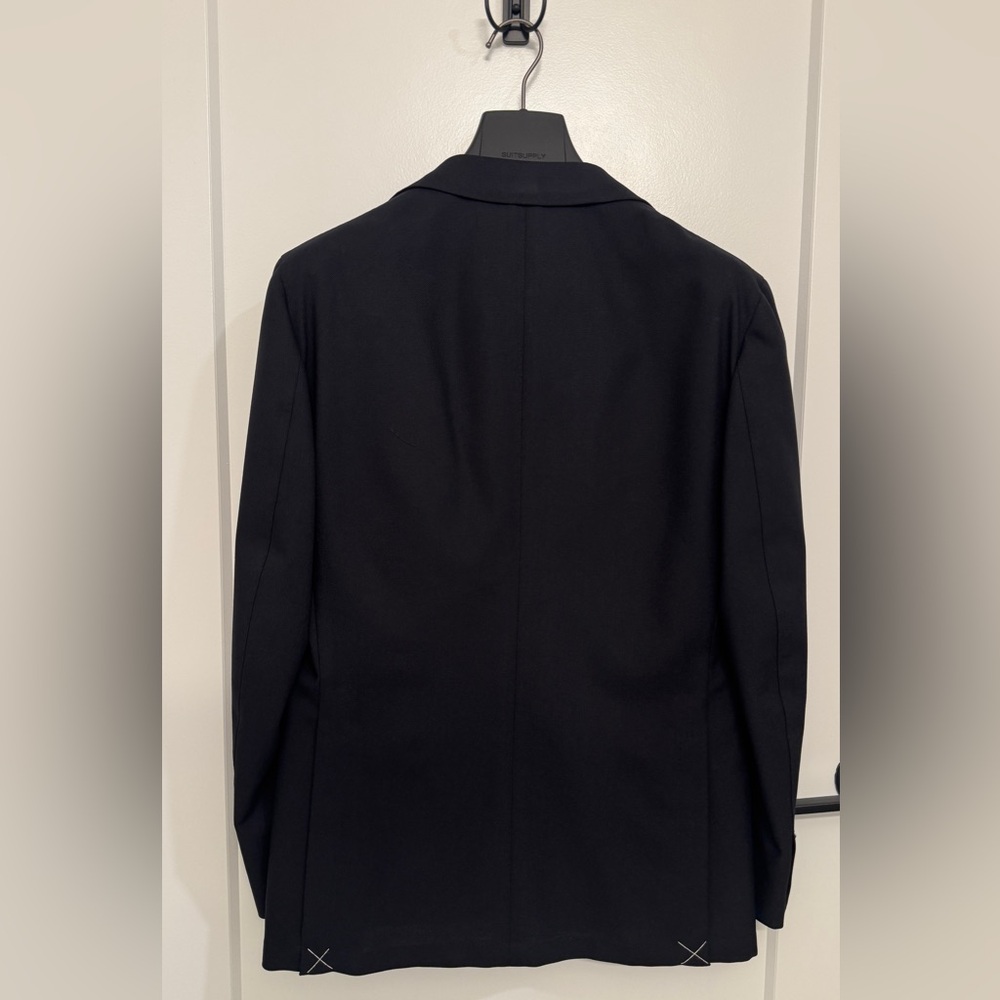 Navy Tailored Fit Havana Suit Jacket - Picture 5 of 8